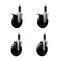 Service Caster 5'' Hard Rubber Swivel 1'' Expand Stem Caster Set 2 Total Lock Brakes, 4PK SCC-EXTTL20S514-HRS-2-S-2-1 - alternate 1
